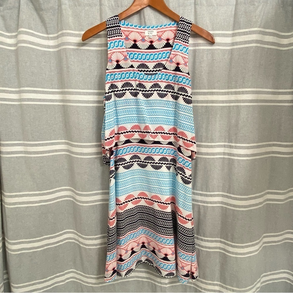 CROWN & IVY / Weekend in Nantucket Sleeveless Dress Size 10